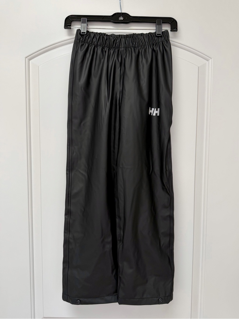 Kids Helly Hansen Polyurethane Rain Pants in Black Size 128/8